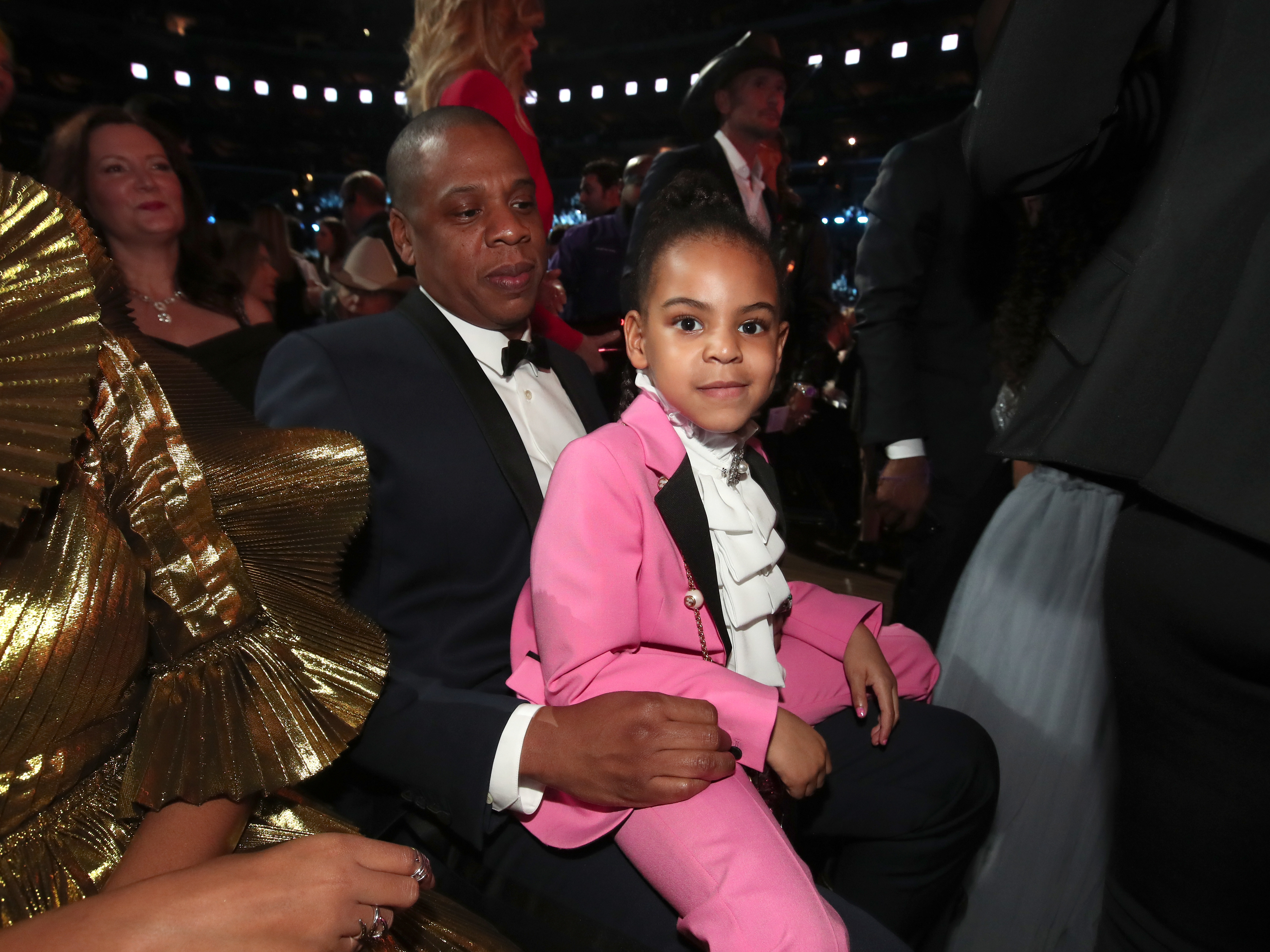 Jay-Z с дочерью Блу Айви 