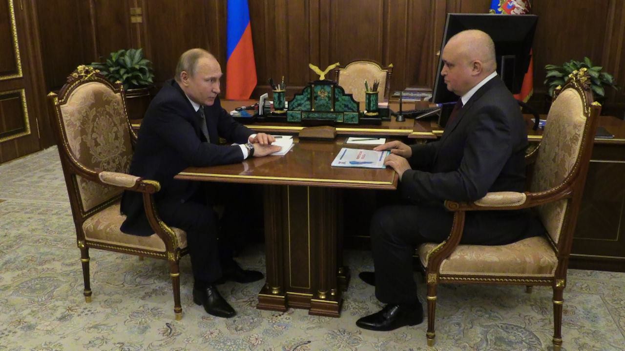 Владимир Путин и Сергей Цивилёв. Фото: L!FE/Павел Баранов