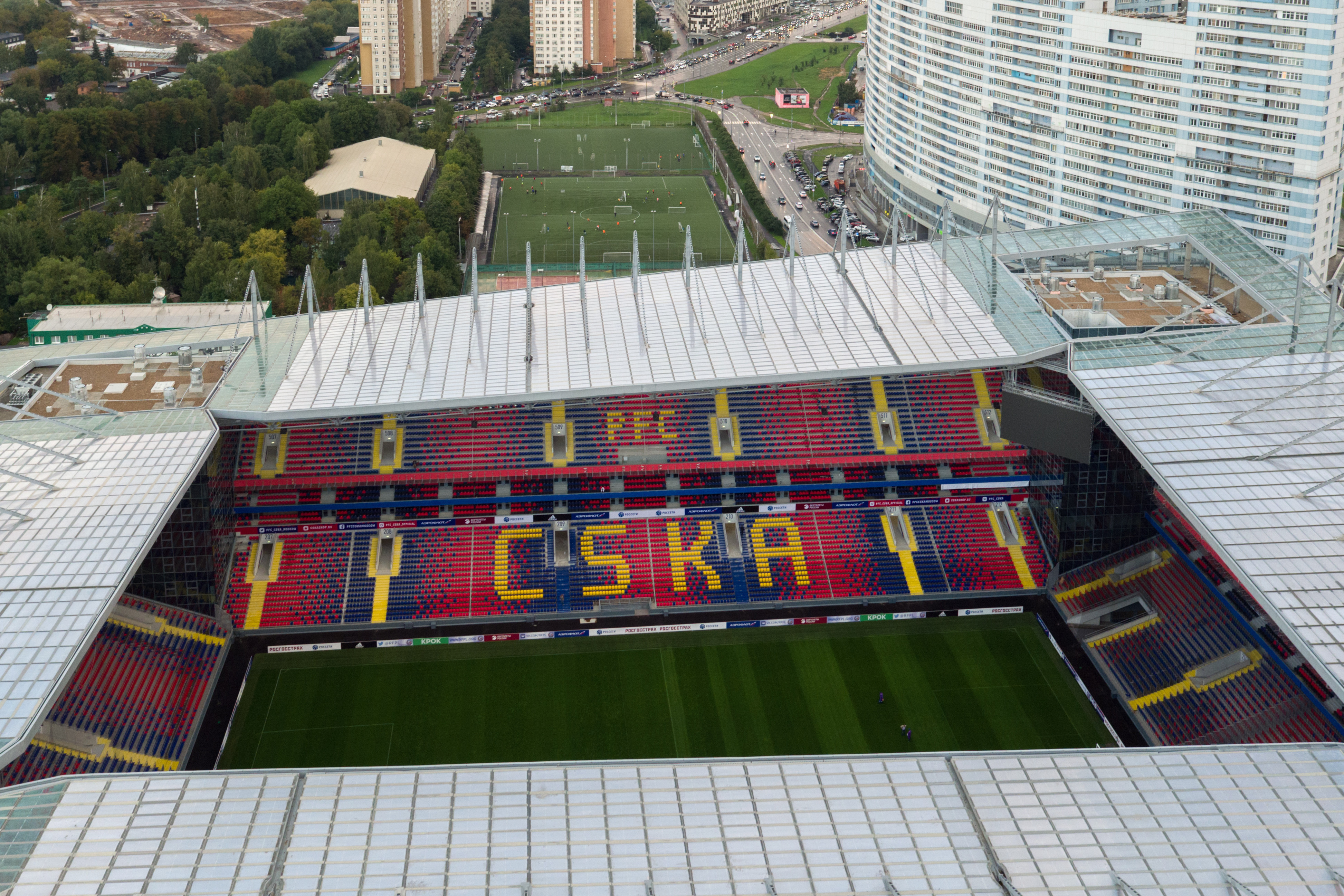 стадион цска фото сверху