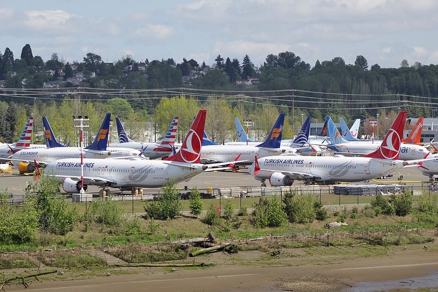 Авиалайнеры Boeing 737 MAX. Фото © Wikipedia