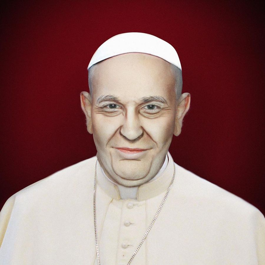 Франциск (папа римский). Фото © Instagram / thealexisstone