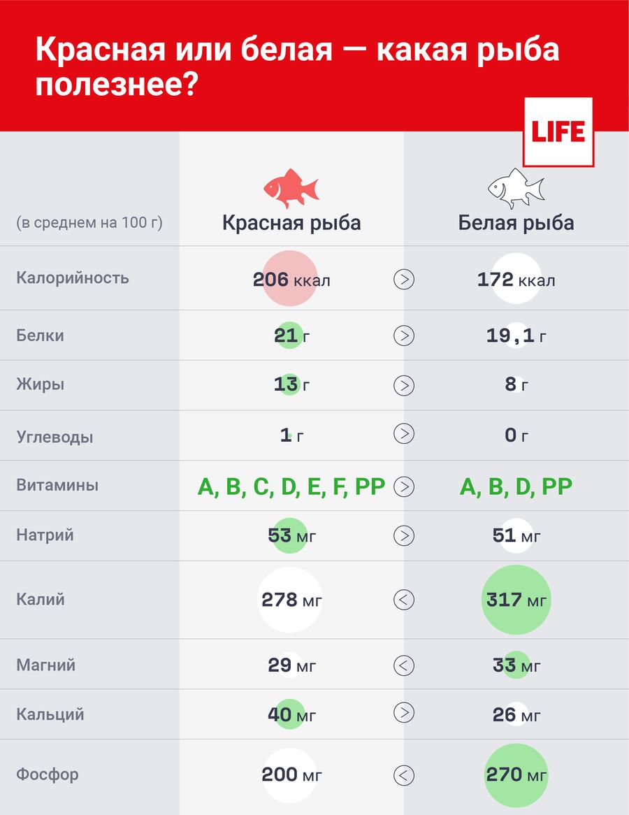 Без чешуи. Какая рыба полезнее: красная или белая — и нужно ли  переплачивать за неё