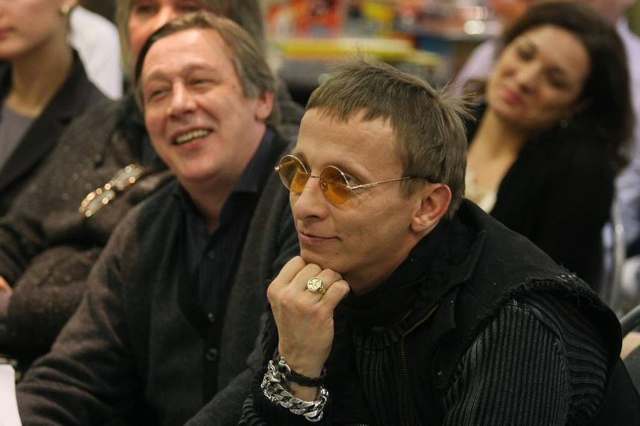Актёры Михаил Ефремов и Иван Охлобыстин (слева направо). Фото © ТАСС / Вадим Тараканов
