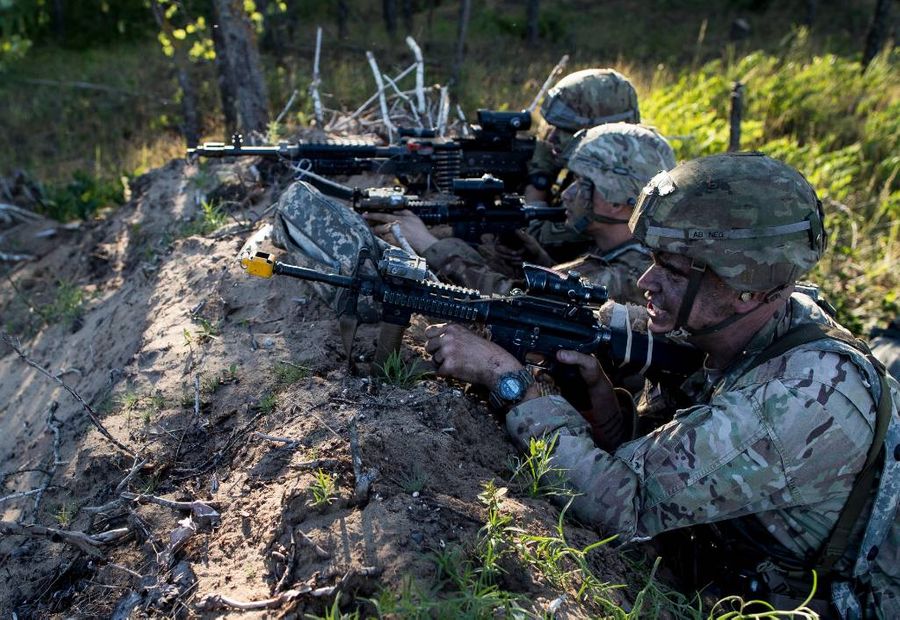 <p>Военные учения НАТО в Литве. Фото © ТАСС / AP Photo / Mindaugas Kulbis</p>