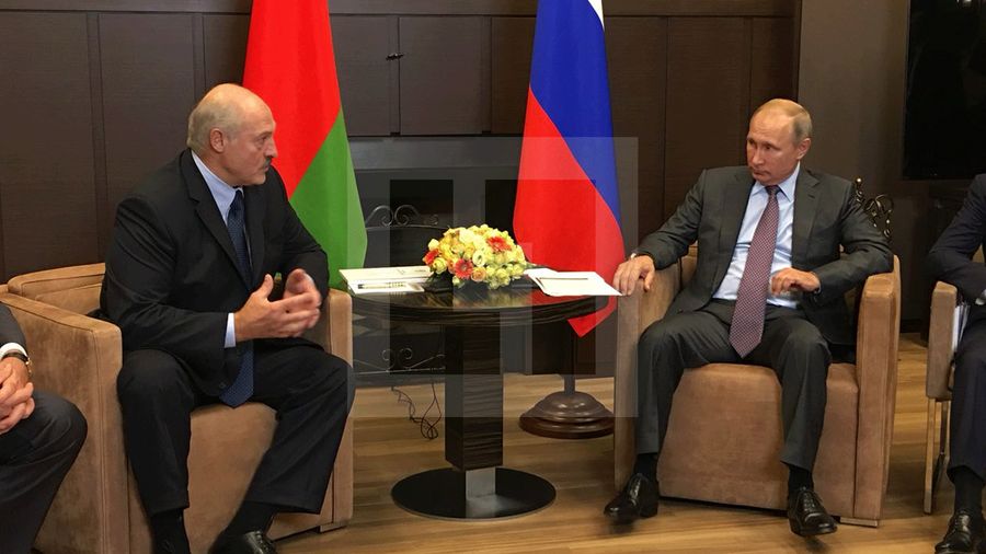 Президенты России и Белоруссии Владимир Путин и Александр Лукашенко. Фото © L!FE