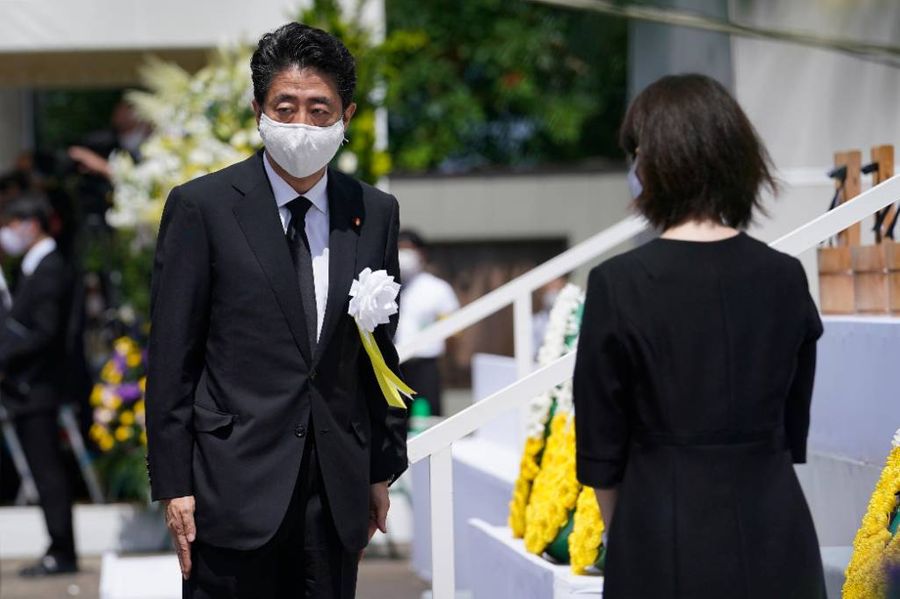 Премьер-министр Японии Синдзо Абэ. Фото © ТАСС / EPA / DAI KUROKAWA