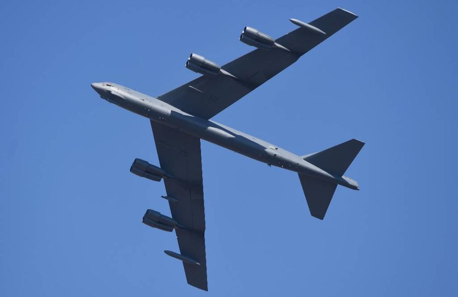 Американский стратегический бомбардировщик Boeing B-52. Фото © ТАСС / Zuma / Jaroslav Ozana