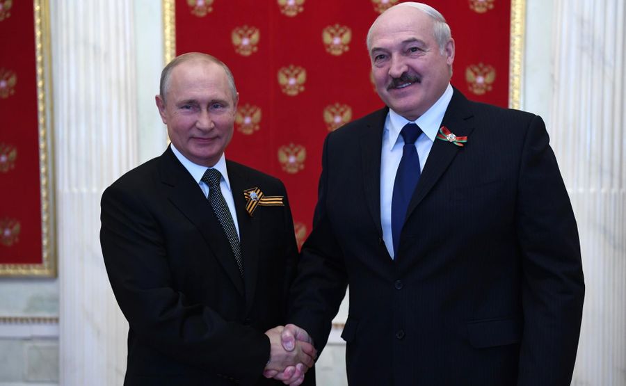 <p>Президент РФ Владимир Путин и президент Белоруссии Александр Лукашенко. Фото © Kremlin</p>