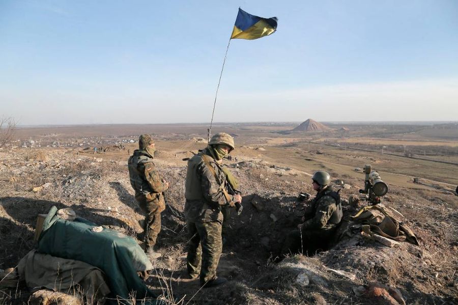 Украинские военные. Фото © ТАСС / AP Photo / Efrem Lukatsky