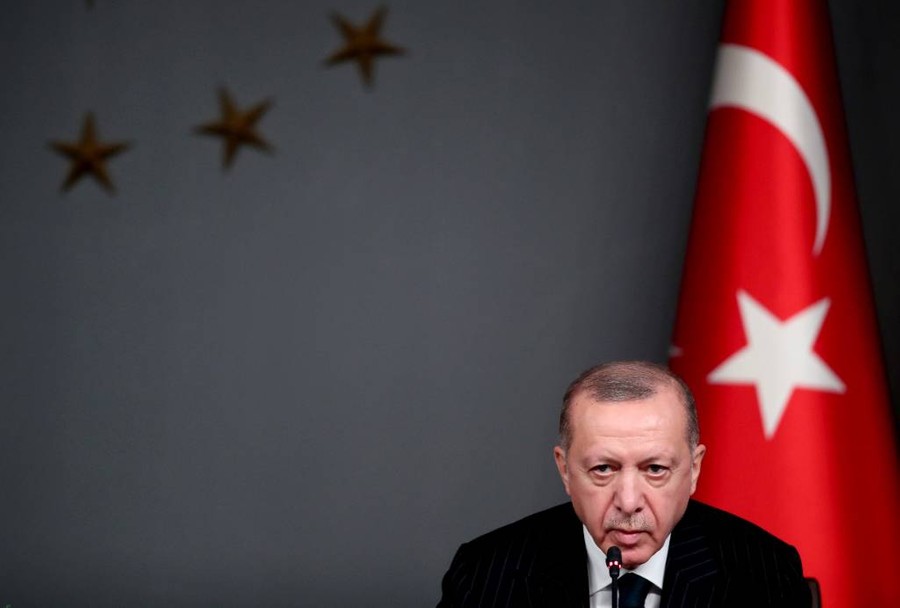 Президент Турции Реджеп Тайип Эрдоган. Фото © ТАСС / EPA / TOLGA BOZOGLU