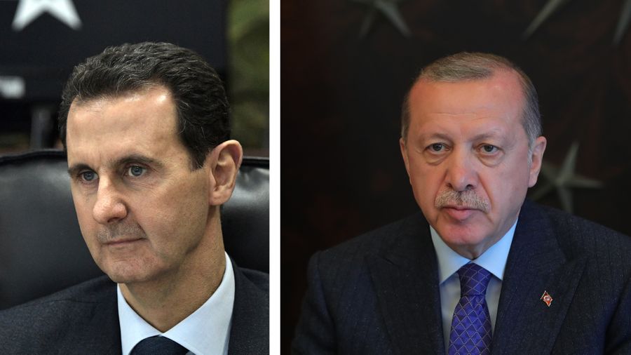 Президент Сирии Башар Асад и президент Турции Реджеп Эрдоган. Фото © ТАСС / Алексей Никольский / Пресс-служба Президента РФ / Zuma