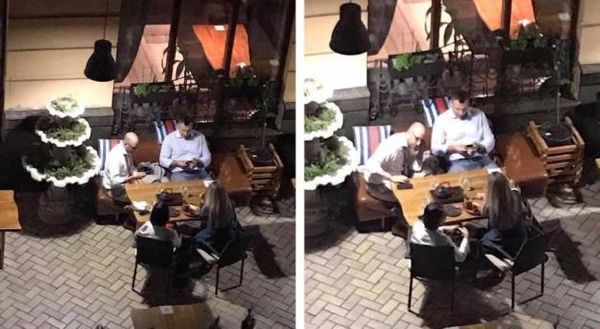 Призывающего сидеть дома Кличко заметили в ресторане в компании двух девушек