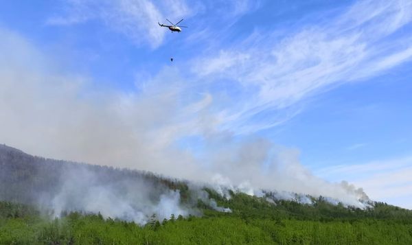 На севере Камчатки ввели режим ЧС из-за 11 лесных пожаров