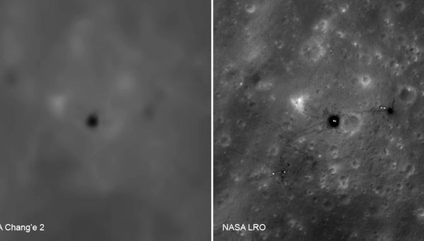На снимках с китайского спутника нашли места высадок американцев на Луне — фото