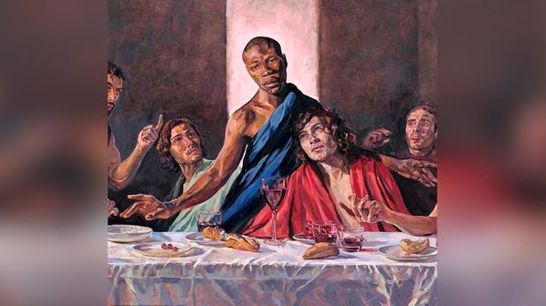 В британском соборе установили картину с темнокожим Иисусом