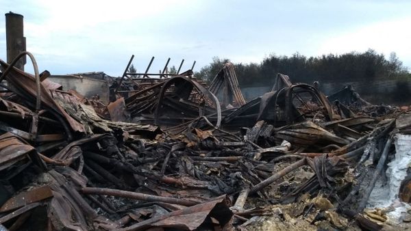 Мощный пожар на складе в Самаре полностью потушили спустя двое суток