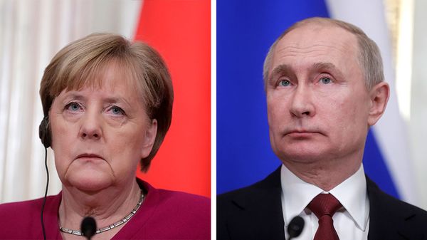 Путин и Меркель обсудили напряжённую ситуацию в Белоруссии