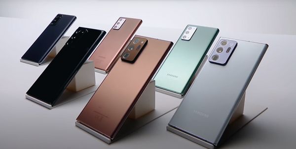 Представлены два смартфона Samsung Galaxy Note 20. Разрешение камеры выше, чем у iPhone