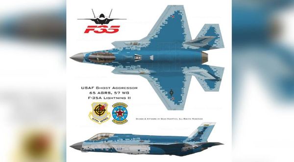 Американские истребители F-35A решили замаскировать под российские Су-57
