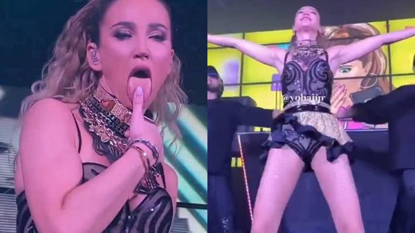 Зрители сняли, как пьяная Бузова прыгнула прямо на них во время концерта в московском гей-клубе