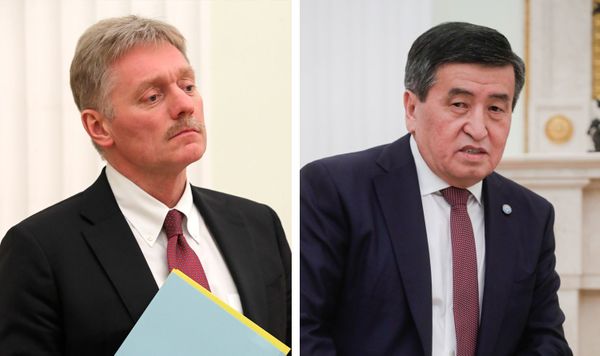 Песков не знает о местонахождении президента Киргизии