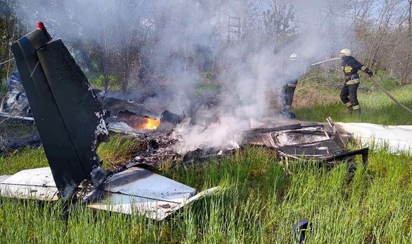 На Украине два человека погибли при крушении четырёхместного самолёта