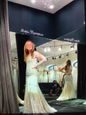 Марина Панкратова примеряет свадебное платье. Фото © LIFE SHOT