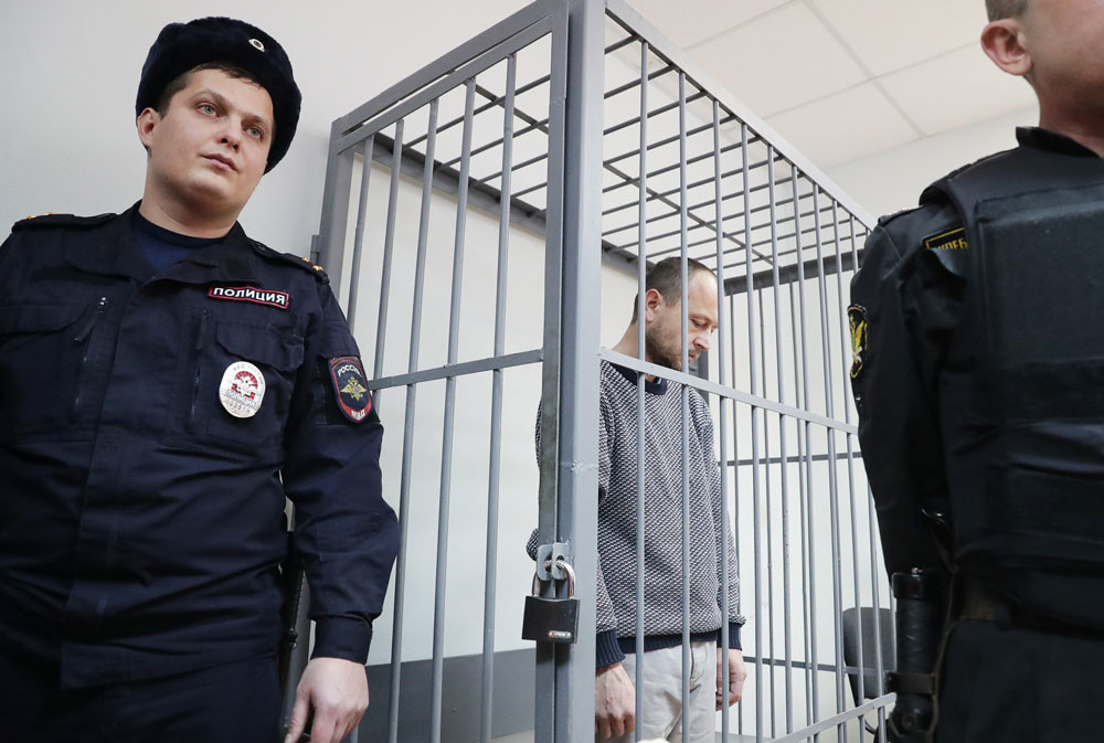 Иван Казанцев в суде. Фото © ТАСС / Донат Сорокин