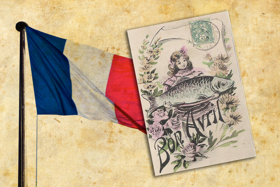 Французская первоапрельская открытка. 1900-е годы. Фото: © cyclowiki.org © Flickr/vasse