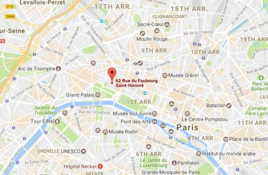 Штаб "Национального фронта" располагается в Париже на улице Фабур Сент-Оноре в доме 62. Фото: The Local