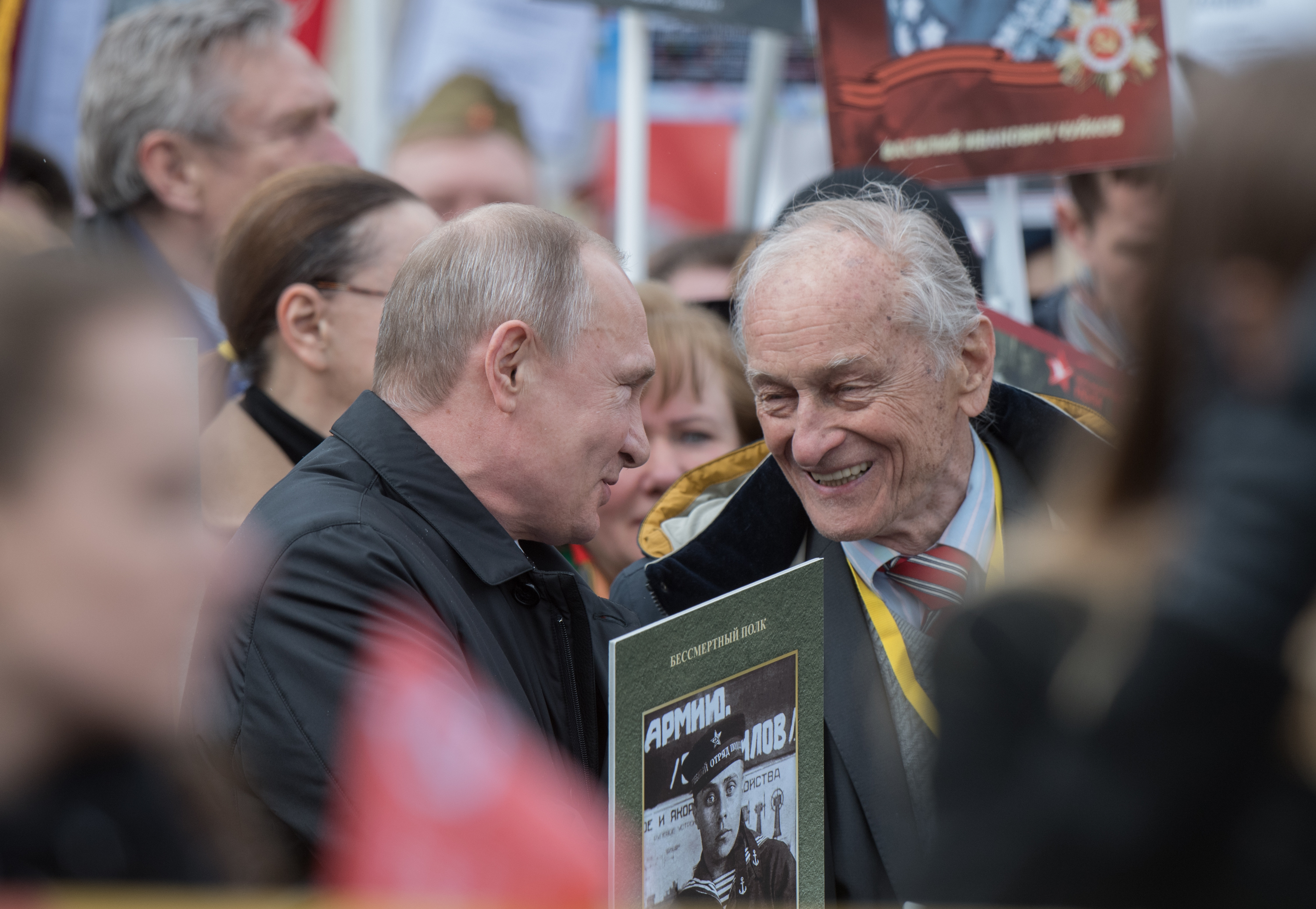 Владимир Путин и Михаил Ножкин / Фото: ©РИА Новости/Сергей Гунеев