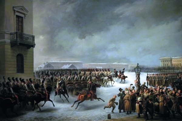 В.Ф. Тимм. Восстание 14 декабря 1825 года на Сенатской площади.