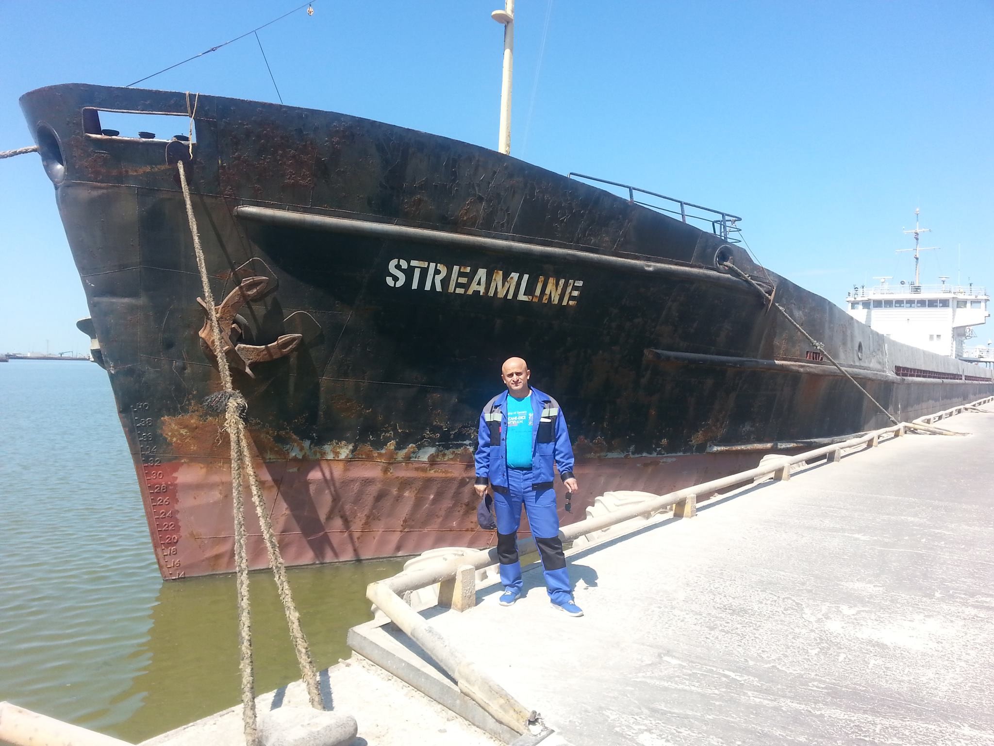 Капитан судна Streamline Бахман Багиров. Фото: © Facebook / Бахман Багиров
