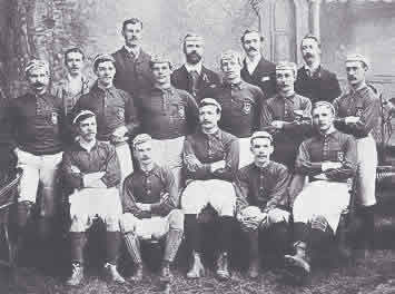 Футболисты сборной Шотландии, сыгравшие в первом в истории международном матче против англичан. Фото © wikipedia.org