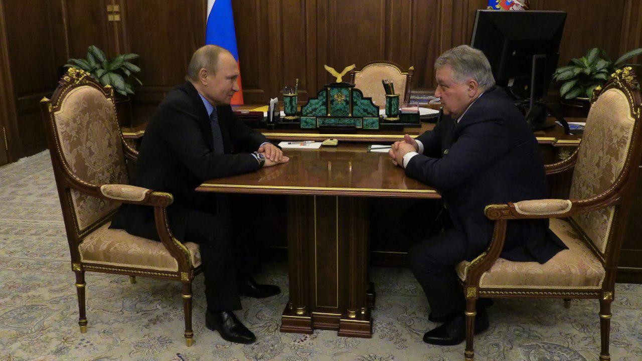 Владимир Путин и Михаил Ковальчук. Фото: © L!FE/Павел Баранов