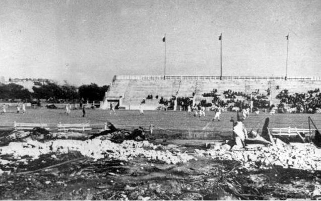 Стадион имени Ленина в 1944 году. Фото: © zenit-history.ru
