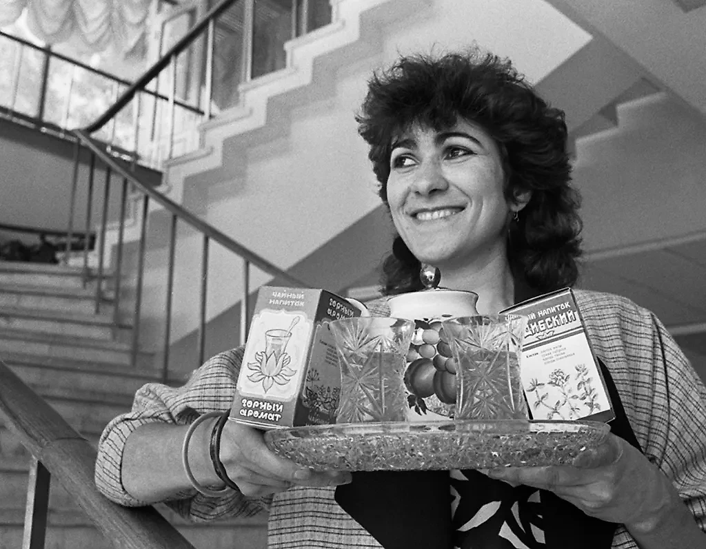 Чем спасались зимой в СССР от гриппа. Фото © ТАСС / Рудольф Дик