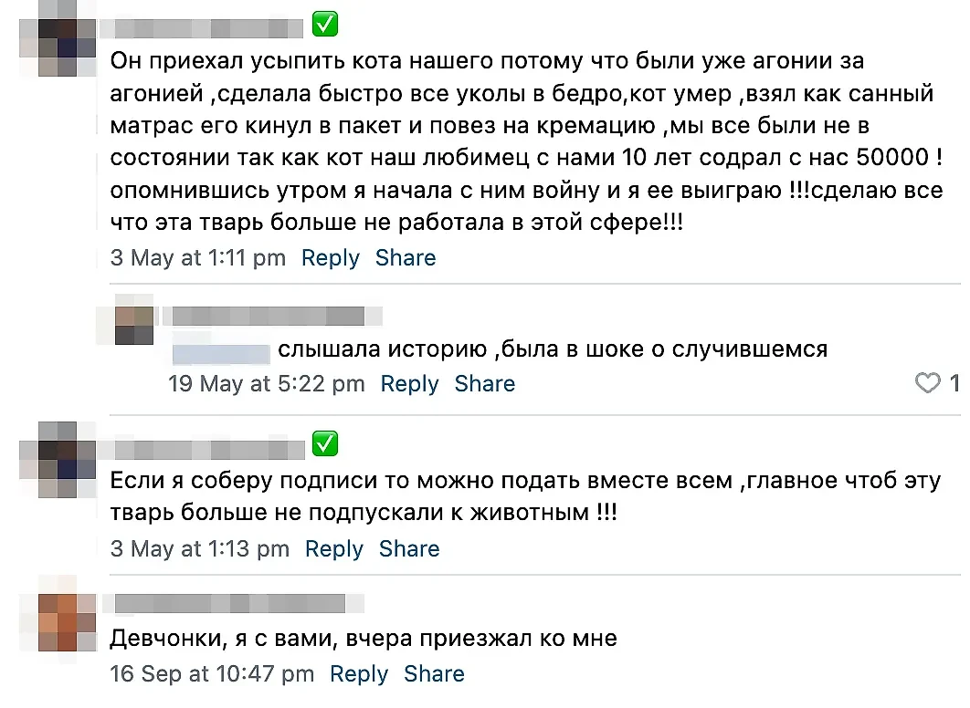 Отзывы на ветеринара Павла Азорабекова. Фото © Vk 