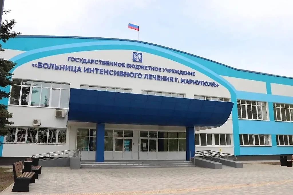 Больница интенсивного лечения в Мариуполе. Фото © Telegram / Марат Хуснуллин