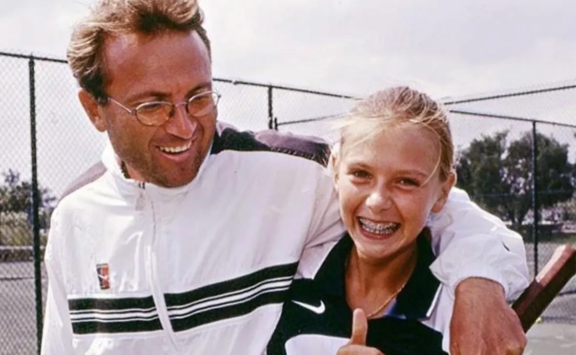 Маша с отцом Юрием Шараповым. Фото © Instagram (соцсеть запрещена в РФ; принадлежит корпорации Meta, которая признана в РФ экстремистской) / mariasharapova