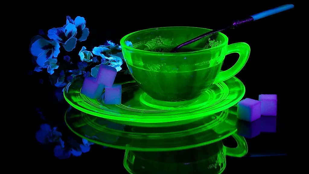 Ваза из уранового стекла. Обложка © Shutterstock / FOTODOM