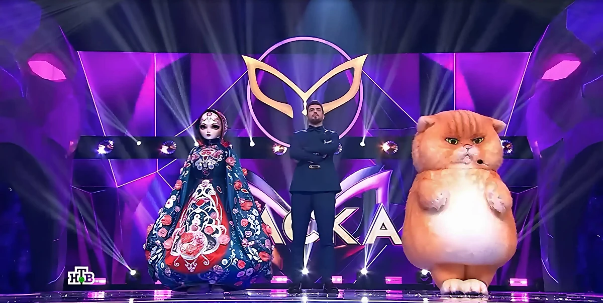 Кто попал в финал шоу "Маска": Кот или Матрёшка? Кого разоблачили в 11-м выпуске от 28 апреля? Фото © ntv.ru