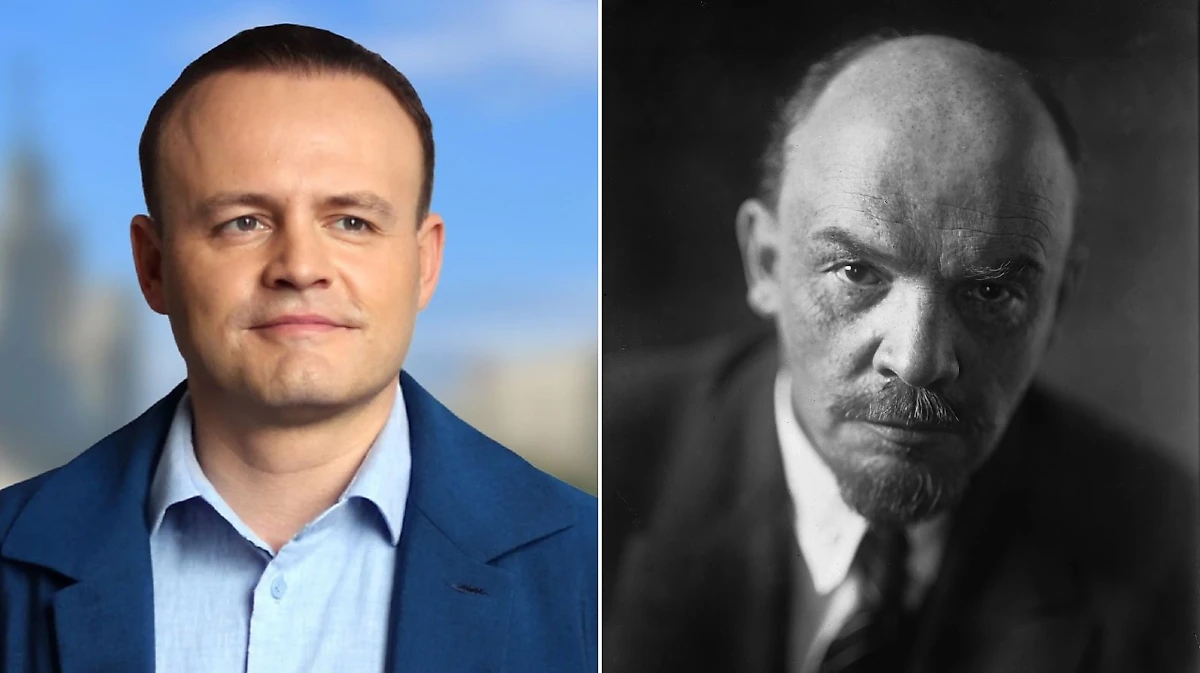 Даванков в день рождения Ленина призвал предать его тело земле. Коллаж © vk.com/ Владислав Даванков, wikipedia.org