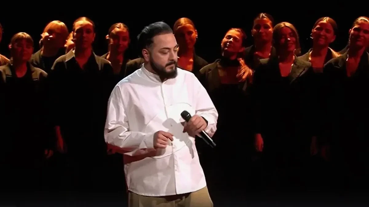 Участник шоу "Голос" Бэка Шошиашвили. Фото © 1tv.ru