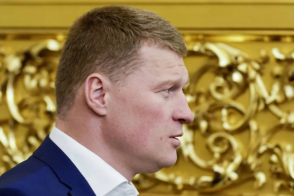 Боксёр Александр Поветкин на церемонии инаугурации избранного президента России Владимира Путина в Большом Кремлёвском дворце. Обложка © ТАСС / POOL / Михаил Синицын