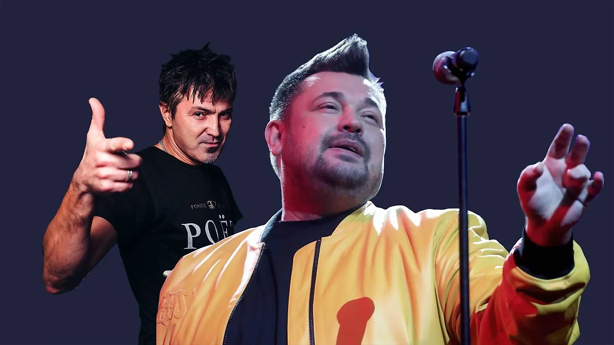 Сергей Жуков и Алексей Потехин — "Руки вверх!". Коллаж © Life. Фото © VK / Алексей Потехин © ТАСС / Прокофьев Вячеслав