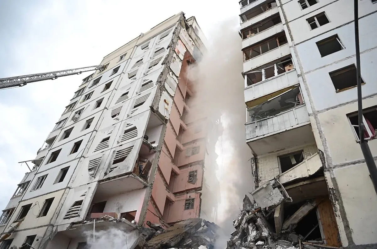 Дом в Белгороде после обстрела ВСУ. Обложка © Telegram / Настоящий Гладков