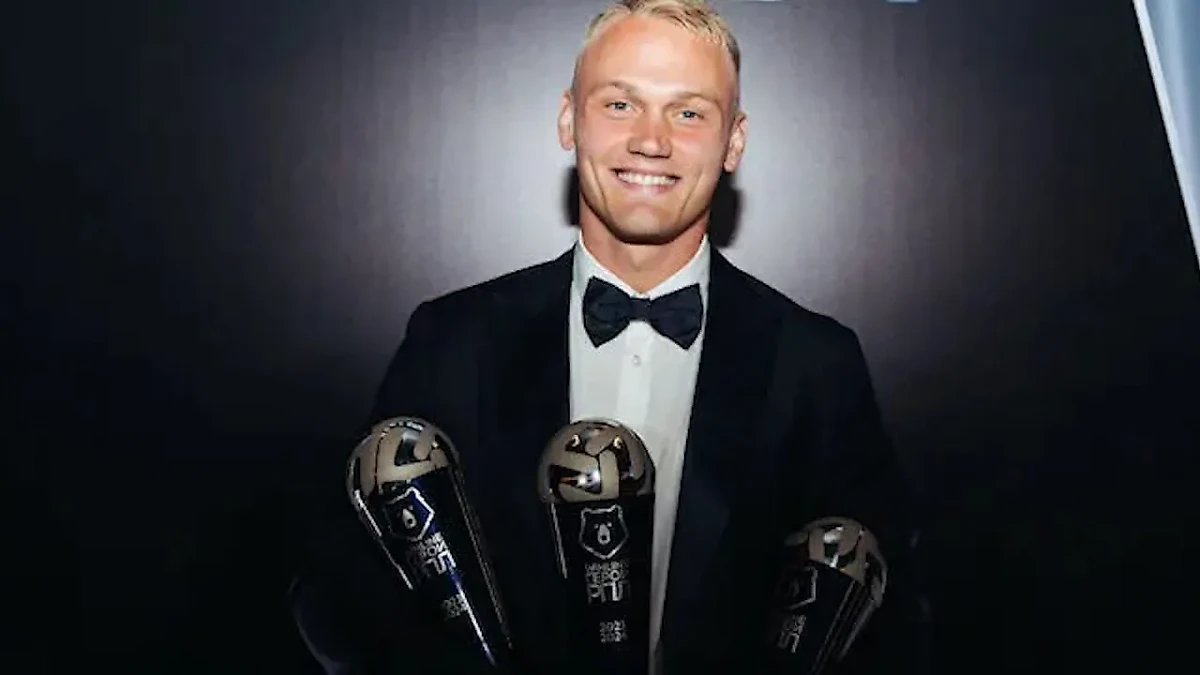 Нападающий московского "Динамо" Константин Тюкавин. Обложка © Сайт ФК "Динамо" Москва