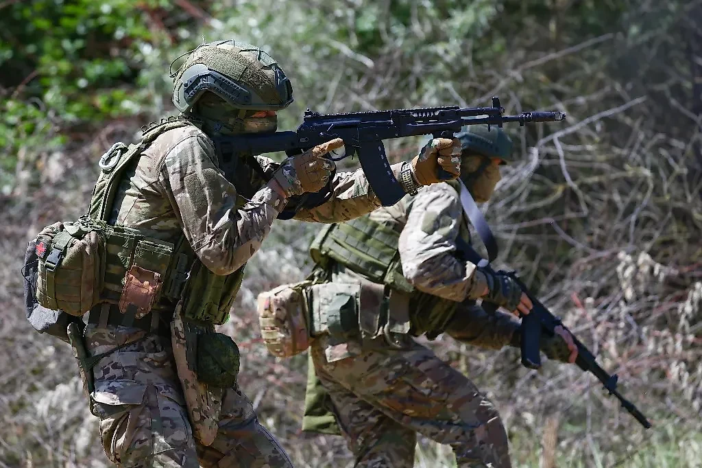 Военнослужащие штурмовых подразделений в зоне СВО. Фото © ТАСС / Алексей Коновалов