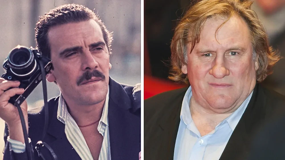 Итальянский фотограф Рино Барилари (в молодости) и актёр Жерар Депардьё. Обложка © Wikipedia / Ziogiucas, © Wikipedia / siebbi